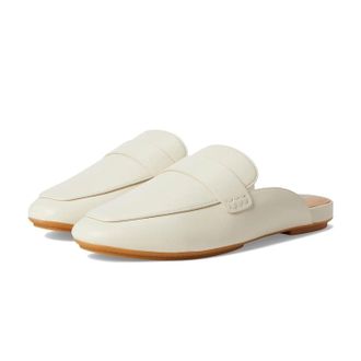 FitFlop FitFlop Delicato Mule Womens B Paris Beige Soft Leather Shoes VER1617