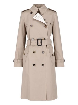Burberry Trench Doppiopetto In Cotone