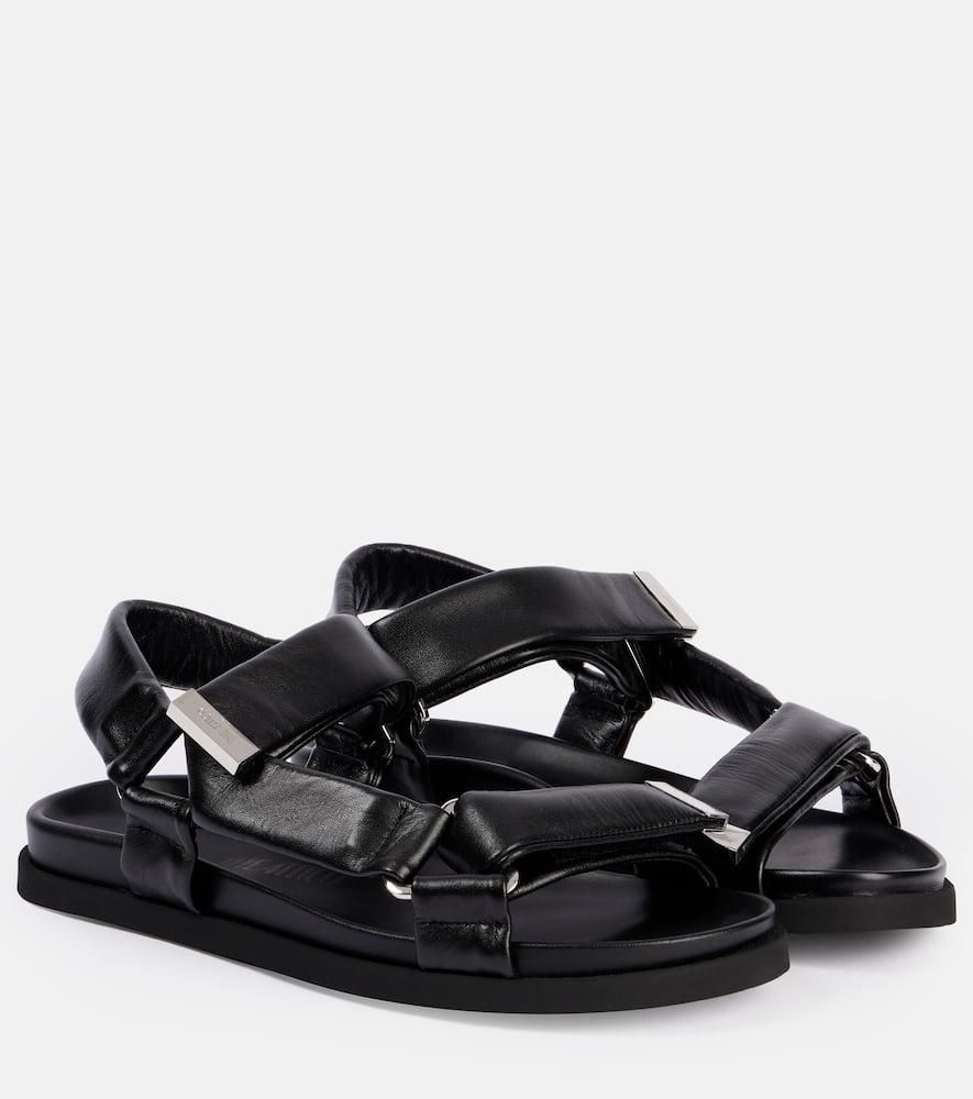 サンダル・ミュール THE ATTICO Women Sandals 93818 243WSH00797 92766 Black Judy'' sandal mismatched black for Women | THE ATTICO®