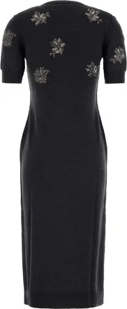 Fendi Knitted Dress - Charcoal