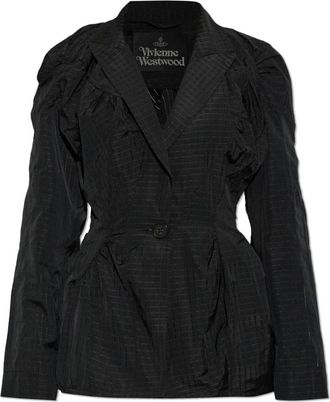 Vivienne Westwood Cloud Blazer - Dames - Blazers - Zwart - M - Leer - Jassen