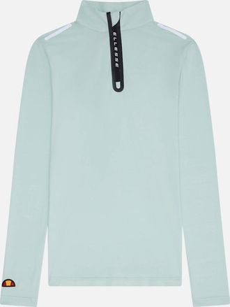 Ellesse Womens Juliano 1/2 Zip Top - Light Green - Size: 14