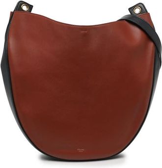 Celine Pre-owned Celine Medium Bicolor Calfskin Trotteur Hobo Ladies Q9NAGB4NYFOE86A2