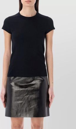 Rick Owens short sleeve crew neck plain t-shirt