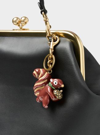 Coach Womens Hungry squirrel charm key holder