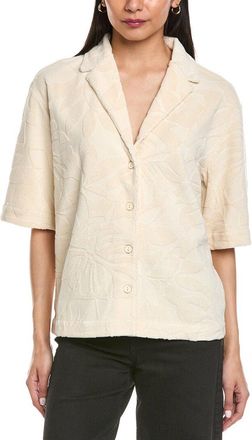 Faherty Cabana Towel Terry Camp Shirt