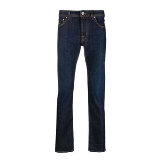 Jacob Cohen Blue Straight Jeans Casual Style - male - Jacob Coh&euml;n - Slim Fit Jeans - Blue - W31 - Jeans