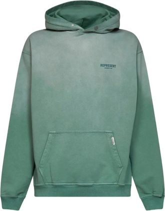 Represent Owners Club Hoodie - Heren - Hoodies - Groen - S - Katoen - Hoodies & sweatvesten