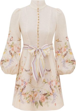 Zimmermann VALIANT BUTTONED MINI DRESS - Zimmermann - Woman