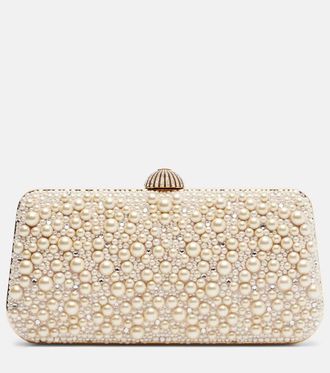 Valentino Garavani Carry Secrets Mini embellished satin clutch