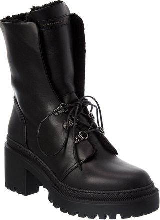 Giuseppe Zanotti Martini 50 Leather Platform Boot