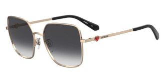Love Moschino MOL075/S 000/9O Womens Sunglasses Gold Size 56