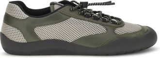 Prada Mens Sneakers Speedrock Military Green Upper Polyester Trainers
