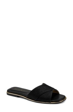 DKNY Harmony Slide Sandal in Black at Nordstrom, Size 6.5