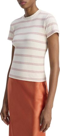 Vince Striped Crewneck Top