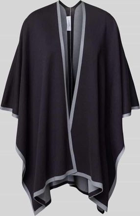 Comma Poncho mit offener Vorderseite in Dunkelblau, Größe 1