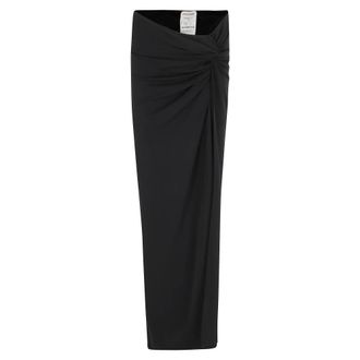 Andamane Maxi Skirts, female, Black, Size: 2XS Zohra Twist Detail Maxi Skirt