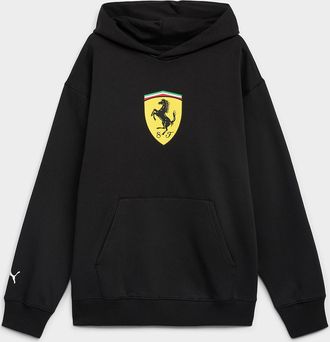 Puma Mens Ferrari logo hoodie PUMA x Scuderia Ferrari collection