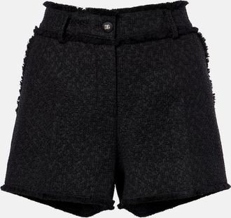 Dolce & Gabbana Wool-blend tweed shorts