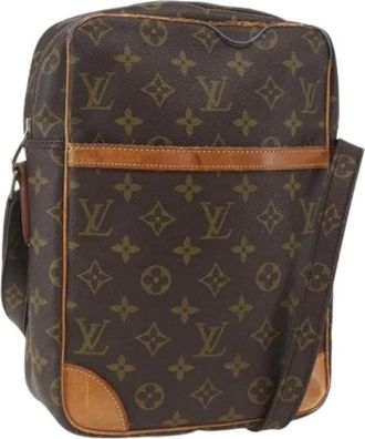 Louis Vuitton Pre-owned Cross Body Bags, female, Brown, Size: ONE SIZE Pre-owned Vintage Canvas Crossbody Bag