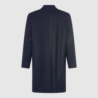 Hev&ograve; Mens Coats Navy _wv Pa