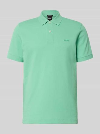 HUGO BOSS Regular Fit Poloshirt aus reiner Baumwolle Modell PALLAS in Hellgruen, Gr&ouml;&szlig;e XXXL