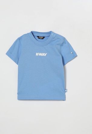 K-Way T-shirt in cotone con logo K-way