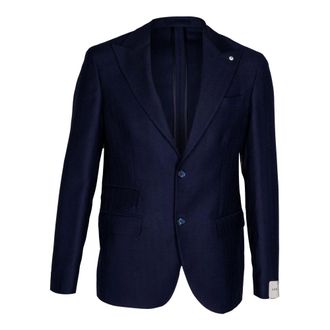 L.B.M. 1911 L.b.m. 1911, Jassen, Heren, Blauw, M, Wol, Paul Jacket