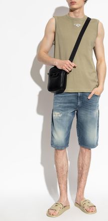 Diesel T-shirt T-BISCO-IOD, Mens, Green