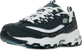 Skechers Womens Skechers Dlites Biggest Fan 11930-nvw Low Top Sneakers, Blue Navy 11930 Nvw, 6 UK