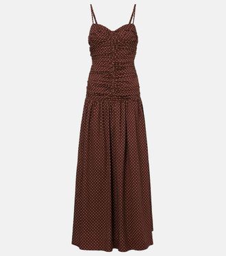 Poss&eacute; Edie polka-dot maxi dress