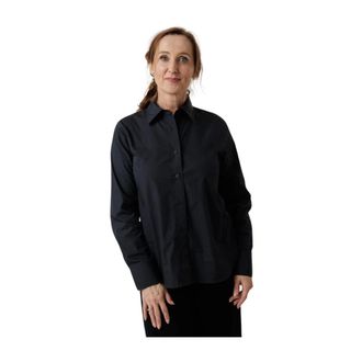 Closed Dames, Blouses & Shirts, Blauw, Maat: XS Katoen