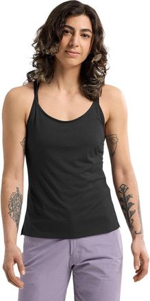 Arc'teryx Silene Tank Top Womens Heather Black Climbing Performance RED685