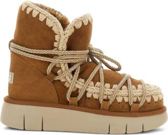 Mou Brown Esmiko Logo Boots