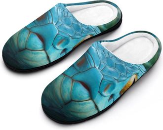 Generic Snake Palm Leaf Men Slippers Funny House Shoes Cotton Slipper for Indoor Outdoor