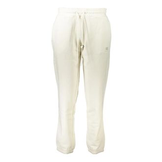 Napapijri Sportieve witte damesbroek met borduurwerk - Dames - Sweatpants - Wit - M - Broeken