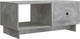 vidaXL Mesa De Caf&eacute; Gris Hormig&oacute;n 90 X 50 X 40 Cm Madera De Ingenier&iacute;a Vidaxl