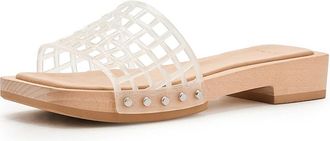 Vince Barbara Jelly Slide Sandals Womens Sandals Clear : 10 M, Synthetic
