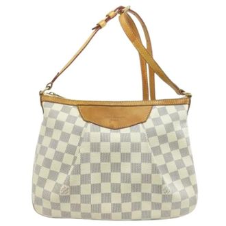 Louis Vuitton Pre-owned Cross Body Bags, female, White, Size: ONE SIZE Pre-owned Damier Canvas Shoulder Bag