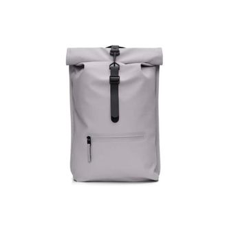 Rains Rolltop Rugzak - unisex - Tassen - Grijs - Maat: ONE Size