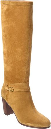Valentino Pattie 75 Suede Knee-High Boot