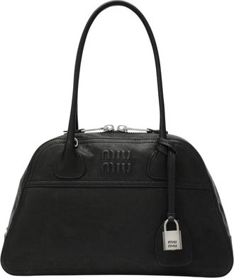 Miu Miu Vivant Tas - Dames - Handtassen - Zwart - ONE Size - Leer - Tassen