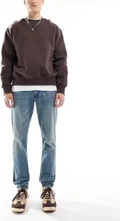 Polo Ralph Lauren Parkside - Jeans dritti lavaggio medio con tasche posteriori e logo-Blu