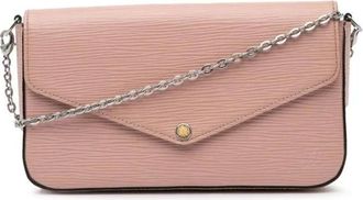 Louis Vuitton Pre-owned Cross Body Bags, female, Pink, Size: ONE SIZE Pre-owned Epi Pochette Felicie