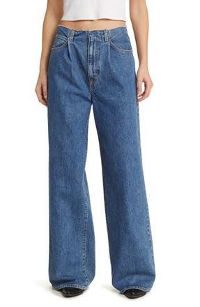 Slvrlake Denim Taylor Pleated Wide Leg Jeans in Sweet Memory at Nordstrom Rack, Size 26