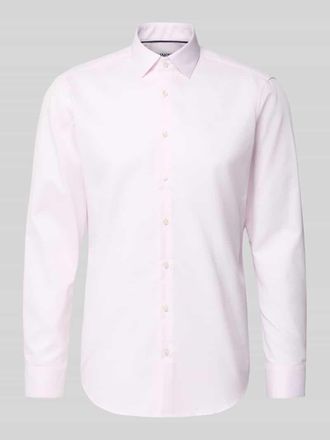 Jake*s Regular Fit Business Hemd aus Baumwolle mit Kentkragen in Hellrosa, Gr&ouml;&szlig;e 37/38