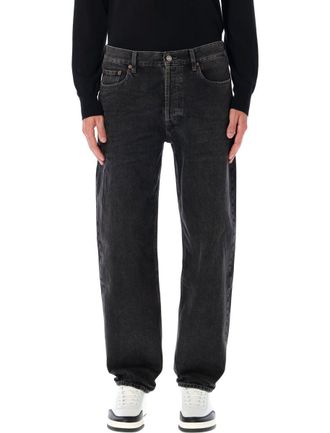 Saint Laurent Mick Straight-Leg Jeans Black