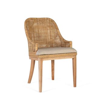 Giner&Colomer Juego de 2 sillas de comedor de madera de caoba