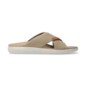 Mephisto Heren sandaal in beige - Leren schoeisel - Heren - Sandalen - Beige - 47 EU - Leer - Schoenen