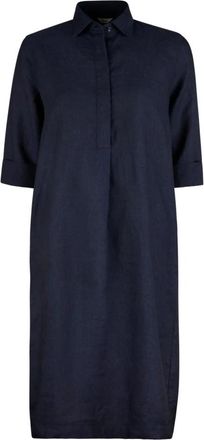 Stenstr&ouml;ms Popover Jurk - Dames - Shirt Kleedjes - Blauw - XS - Polyester - Kleedjes